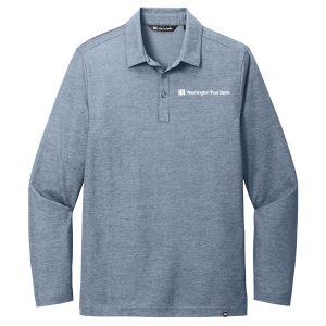 TravisMathew Oceanside Heather Long Sleeve Polo TM1MZ343