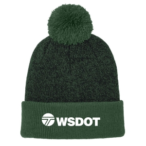 Sport-Tek Halftime Heather Pom Beanie