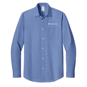 Brooks Brothers Wrinkle-Free Stretch Pinpoint Spread Collar Shirt BB18012