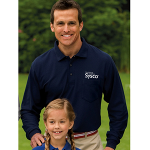 Sysco Long Sleeve Sport Shirt with Pocket