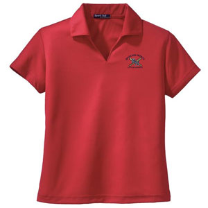 Spokane North Little League Ladies Dri Mesh V-neck polo
