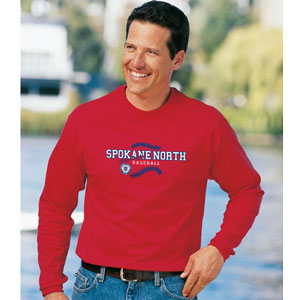 Spokane North Little League 100% Cotton Long Sleeve T-shirt