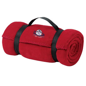 West Plains Little League Fleece Value Blanket with Strap