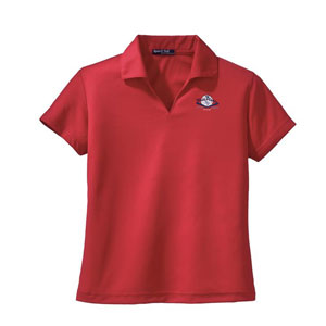 West Plains Little League Ladies Dri Mesh V-neck polo