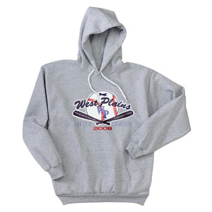 West Plains Little League Tackle Twill Pullover Hooded Sweatshirt