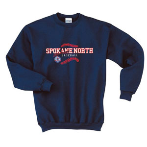 Spokane North Little League Screen Printed Crewneck Sweatshirt