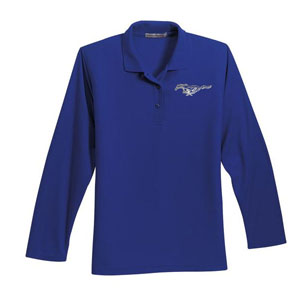 Inland Empire Mustang Club Ladies Silk Touch Long Sleeve Sport Shirt