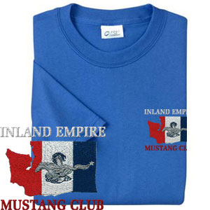 Inland Empire Mustang Club 100% Cotton T-shirt