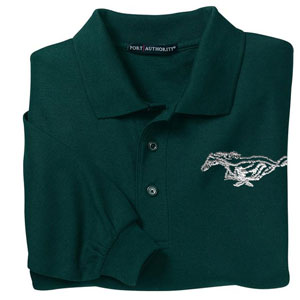 Inland Empire Mustang Club Long Sleeve Silk Touch Polo