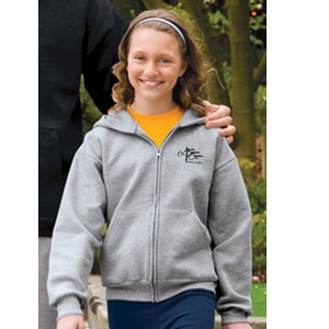 Alaska Premier Charter Youth Full Zip Hooded Sweatshirt