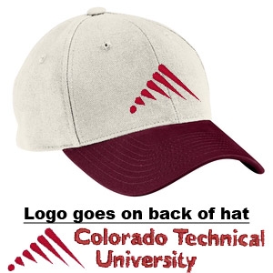 Colorado Technical University 2-Tone Brushed Twill Cap