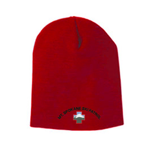 Mt.Spokane Ski Patrol 8 Inch Knit Hat