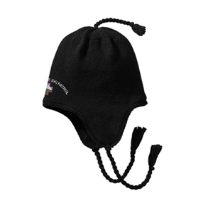 Mt.Spokane Ski Patrol Knit Hat with Earflaps