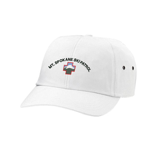 Mt.Spokane Ski Patrol Fashion Twill Cap with Metal Eyelets