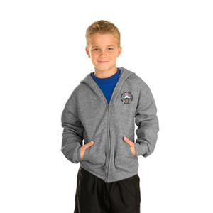 Mt.Spokane Ski Patrol  Youth Full Zip Hooded Sweatshirt