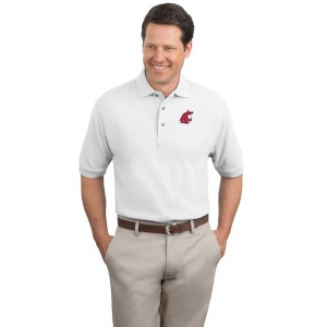 Washington State University Pique Knit Polo Shirt - Embroidered