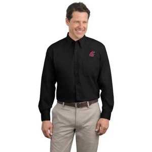 Washington State University Long Sleeve Easy Care Shirt - Embroidered