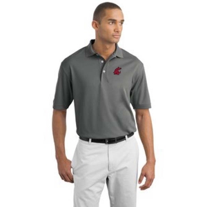 Washington State Cougars Dri Mesh Polo Shirt - Embroidered