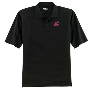 Washington State Cougars Dri-Mesh Pro Polo - Embroidered