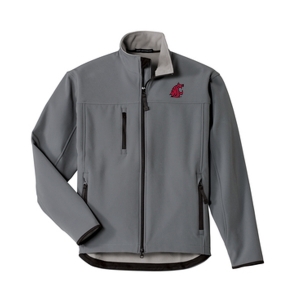 Washington State Cougars Glacier Soft Shell Jacket - Embroidered