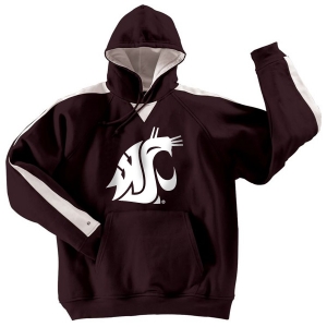 Washington State Cougars Renegade Hooded Sweatshirt - Screen Printed