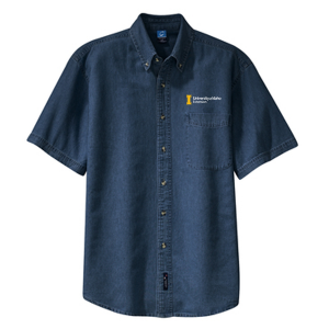 University of Idaho Extension Embroidered Short Sleeve Denim