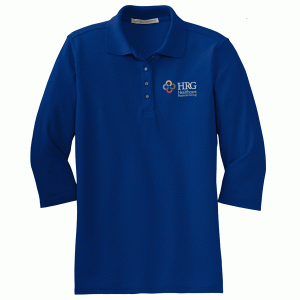 Healthcare Resource Group Ladies Silk Touch 3/4-Sleeve Sport Shirt - Embroidered