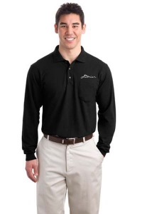 Dorian Studio Silk Touch Long Sleeve Sport Shirt with Pocket