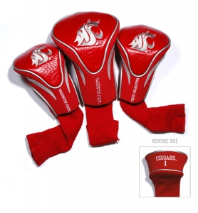 Washington State University 3 Pack Contour Fit Headcover