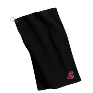Washington State University Microfiber Golf Towel with Grommet - Embroidered