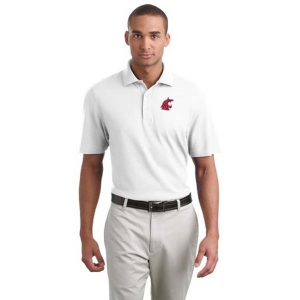 Washington State University Embroidered Pique Knit Sport Shirt