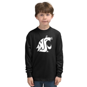 Washington State University Screen Printed Ultra Cotton Youth Long Sleeve T-Shirt