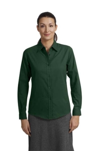 141st Air Refueling Wing Embroidered Ladies Long Sleeve Easy Care Shirt