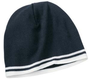 Jetseal Embroidered Knit Skull Cap with Stripes