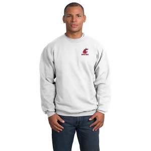 WSU Basketball Embroidered Port & Company� - Crewneck Sweatshirt
