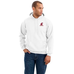 WSU Basketball Embroidered Port & Company - Pullover Hooded Sweatshirt