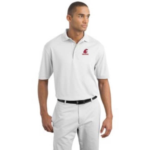 WSU Basketball Embroidered Dri Mesh Polo Shirt