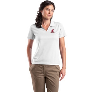 WSU Basketball Embroidered Sport-Tek - Ladies' Dri-Mesh V-Neck Sport Shirt