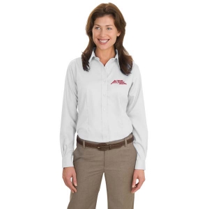 Colorado Technical University Embroidered Ladies Long Sleeve Non-Iron Twill Shirt