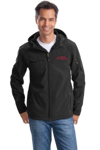 Colorado Technical University Embroidered Textured Hooded Soft Shell Jacket