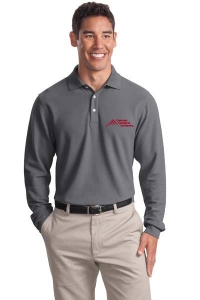 Colorado Technical University Embroidered Long Sleeve EZCotton Pique Sport Shirt