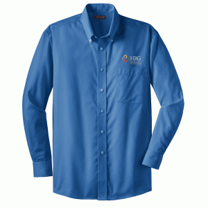 Healthcare Resource Group Embroidered Dobby Non-Iron Button-Down Shirt