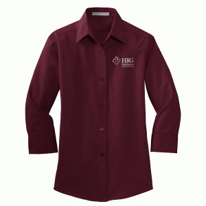 Healthcare Resource Group Embroidered Ladies 3/4-Sleeve Easy Care Shirt
