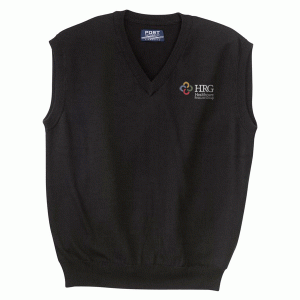 Healthcare Resource Group Embroidered Fine-Gauge V-Neck Sweater Vest
