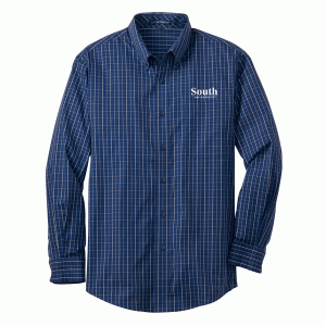 South University Tall Tattersall Easy Care Shirt