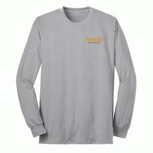 South University Tall Long Sleeve 50/50 Cotton/Poly T-Shirt