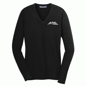 Colorado Technical University Ladies V-Neck Sweater.