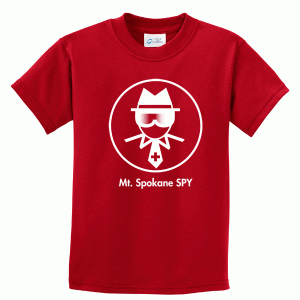 Mt.Spokane Ski Patrol  - Youth 100% Cotton T-Shirt