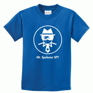 Mt.Spokane Ski Patrol  - Youth 100% Cotton T-Shirt