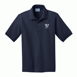 Akiva School Youth 5.5-Ounce Jersey Knit Polo